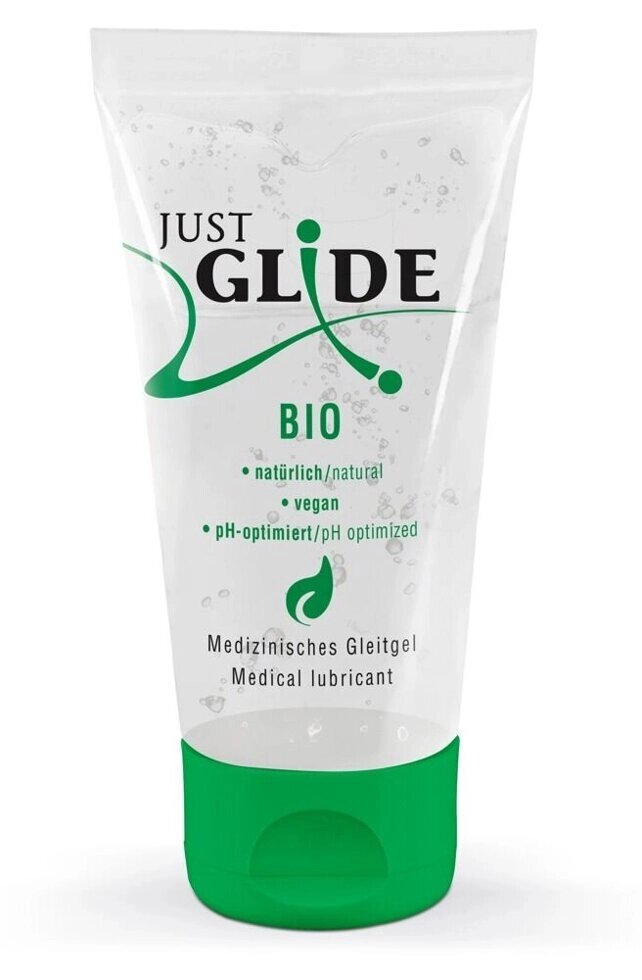 Органическая смазка на водной основе Just Glide Bio 50 мл. от компании Секс шоп "More Amore" - фото 1