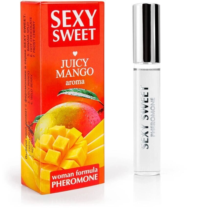 Парфюмированное средство для тела SEXY SWEET JUICY MANGO с феромонами 10 мл. от компании Секс шоп "More Amore" - фото 1