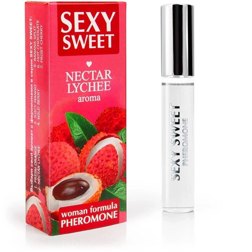 Парфюмированное средство для тела SEXY SWEET NECTAR LYCHEE с феромонами 10 мл. от компании Секс шоп "More Amore" - фото 1