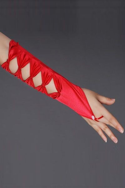 Перчатки атласные ##от компании## Секс шоп "More Amore" - ##фото## 1