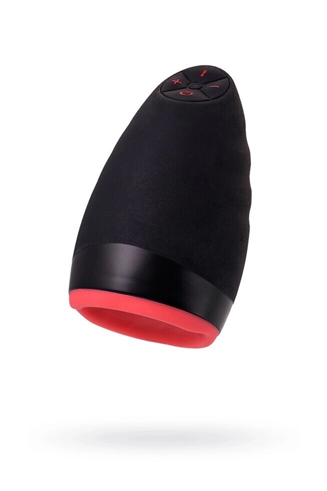 Перезаряжаемый мастурбатор Erotist Lava с подогревом, силикон, черный, 13 см. от компании Секс шоп "More Amore" - фото 1