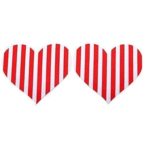 Пэстисы на соски в виде крестов и сердечек (самоклеящиеся) от компании Секс шоп "More Amore" - фото 1