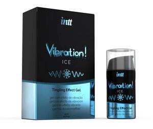 Intt Vibration Ice - Жидкий интимный гель с эффектом вибрации 15 мл. в Алматы от компании Секс шоп "More Amore"