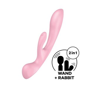 Вибратор-кролик Satisfyer Triple Oh розовый