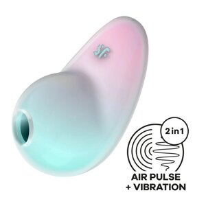 Клиторальный стимулятор Satisfyer Pixie Dust (воздушная стимуляция + вибрация) мятно-розовый