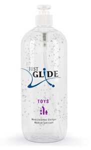 Медицинский гель-лубрикант Just Glide Toy 1 л. в Алматы от компании Секс шоп "More Amore"
