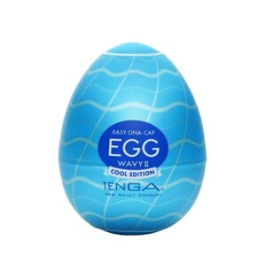TENGA Стимулятор яйцо Wavy II Cool
