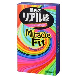 Презервативы SAGAMI Miracle Fit 10 шт. (анатомическая форма)