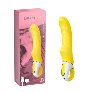 Желтый вибратор для точки G Satisfyer Vibes - Yummy Sunshine, 22 см в Алматы от компании Секс шоп "More Amore"