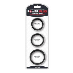 Набор эрекционных колец Power Plus Pro Ring 3 шт.