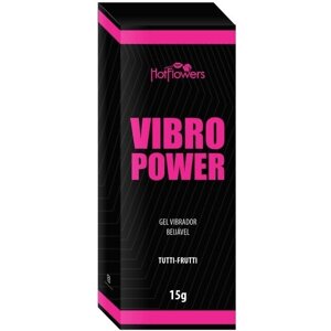 Жидкий вибратор VIBRO POWER со вкусом тутти-фрутти (15 гр.)