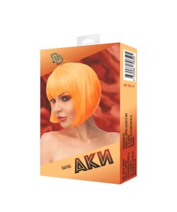 Парик "Аки" (короткий, прямой/цв. ярко-оранжевый) в Алматы от компании Секс шоп "More Amore"