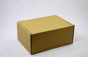 Коробка бурая подарочная (330*251*154 мм.)