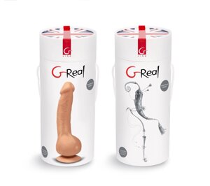 Gvibe Greal - супер-реалистичный вибратор из Bioskin, 22х3.7 см. в Алматы от компании Секс шоп "More Amore"