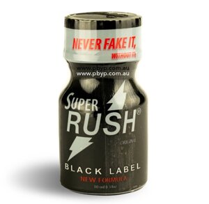 Попперс "Super Rush Black label PWD" 10 мл. (Канада)
