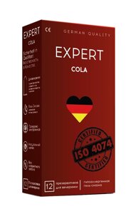 Презервативы EXPERT COLA № 12 (с ароматом колы), 12 штук