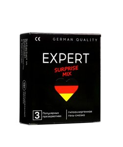 Презервативы EXPERT SURPRISE MIX № 3 (микс), 3 шт.