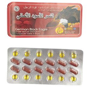 Возбуждающее средство для мужчин German Black Eagle (12 таблеток + 12 витаминов)