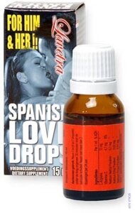 Возбуждающие капли Spanish Love Drops, унисекс, 15 мл в Алматы от компании Секс шоп "More Amore"