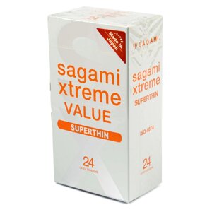 Презервативы Sagami Xtreme 0.04 мм ультратонкие 24шт. в Алматы от компании Секс шоп "More Amore"