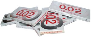 Ультратонкий презерватив - SAGAMI Original 0.02 (полиуретановый) - 1 шт.