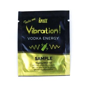 Саше жидкий вибратор INTT VIBRATION! VODKA ENERGY 2 мл