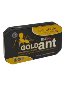 Мужской возбудитель Gold ant (с витамином 10 таблеток + 10 витаминок)
