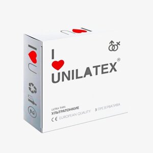 Презервативы Unilatex UltraThin/ультратонкие, 3 шт
