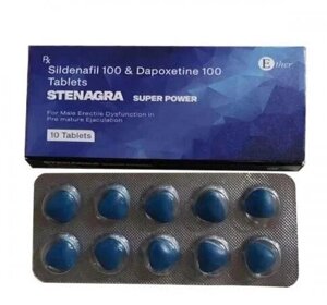 Мужской препарат STENAGRA (Sildenafil & Dapoxetine) 10 таб.