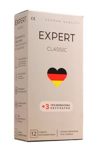 Презервативы EXPERT CLASSIC № 12+3 (классические), 12+3 шт. в Алматы от компании Секс шоп "More Amore"