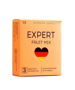 Презервативы EXPERT FRUIT MIX № 3 (с фруктовым ароматом), 3 шт.