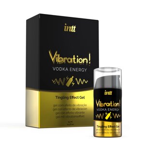 Возбуждающий гель с эффектом вибрации Vibration! Vodka energy (15 мл.) от INTT в Алматы от компании Секс шоп "More Amore"