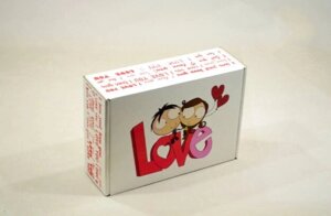 Коробка "Love" белая (230*170*80 мм.)