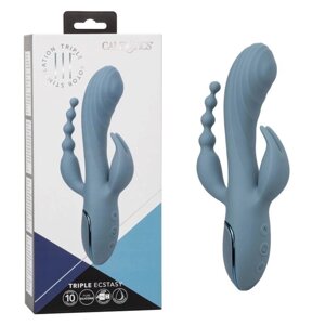 Тройной вибромассажер III Triple Ecstasy от Calexotics