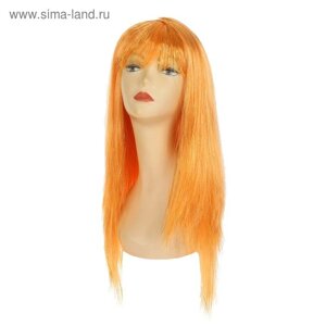 Карнавальный парик "Блеск", оранжевый