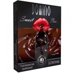 ПРЕЗЕРВАТИВЫ "DOMINO" SWEET SEX Шоколад 3штуки (оральные) в Алматы от компании Секс шоп "More Amore"