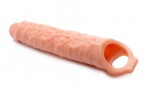 Насадка для увеличения члена Size Matters 3 Inch Extender Sleeve, бежевый, +7.6 см
