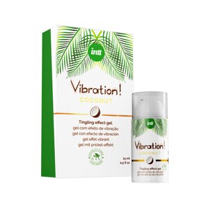 Жидкий интимный гель с эффектом вибрации, Vibration Coconut 15 мл. в Алматы от компании Секс шоп "More Amore"