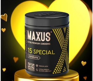 Презервативы "MAXUS" SPECIAL № 15 (точечно-ребристые) в железном кейсе в Алматы от компании Секс шоп "More Amore"