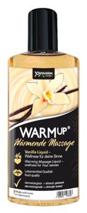 Съедобный массажный гель Joy Division WARMup со вкусом ванили 150 мл.