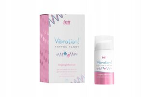 Возбуждающий гель с эффектом вибрации Vibration! Cotton candy (15 мл.) от INTT в Алматы от компании Секс шоп "More Amore"