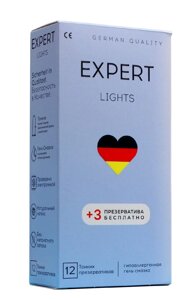 Презервативы EXPERT LIGHTS № 12+3 (ультратонкие), 12+3 шт. в Алматы от компании Секс шоп "More Amore"