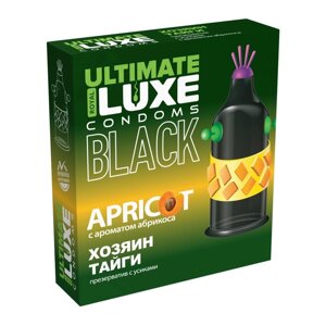 Презерватив LUXE BLACK ultimate хозяин тайги (абрикос) 1 шт.