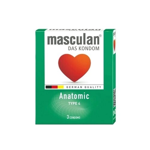 Презерватив Masculan Anatomic № 3 (Анатомической формы) от компании Секс шоп "More Amore" - фото 1