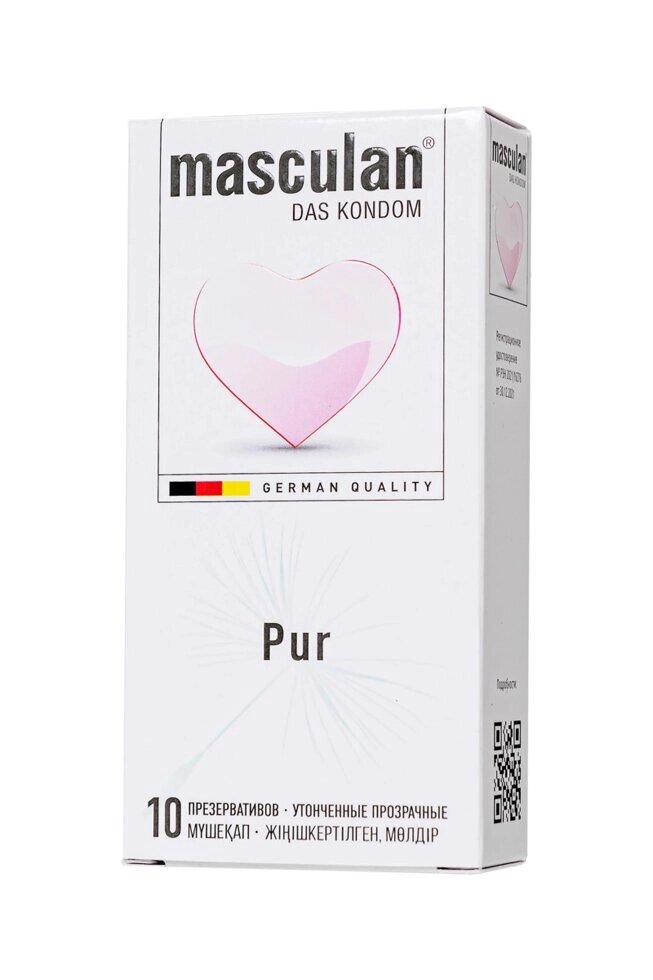 Презерватив Masculan  PUR № 10 (ПУР утонченные прозрачные) от компании Секс шоп "More Amore" - фото 1