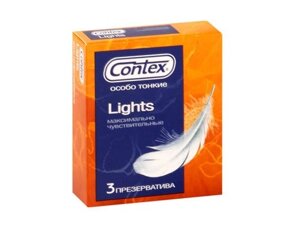 Презервативы Contex Lights, 3 шт.