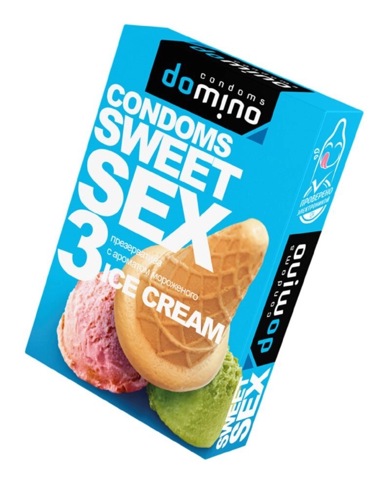 Презервативы для орального секса Sweetsex мороженое №3 от компании Секс шоп "More Amore" - фото 1
