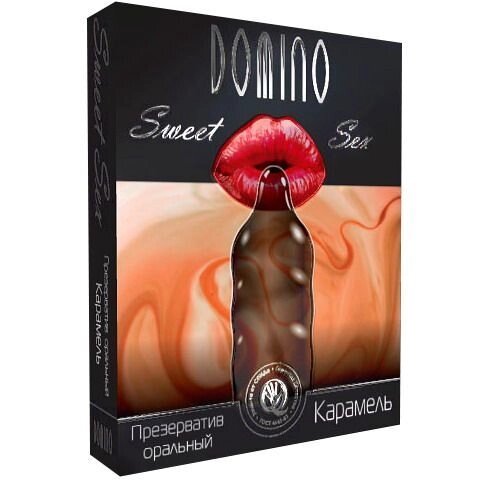ПРЕЗЕРВАТИВЫ "DOMINO" SWEET SEX Карамель 3штуки (оральные) от компании Секс шоп "More Amore" - фото 1
