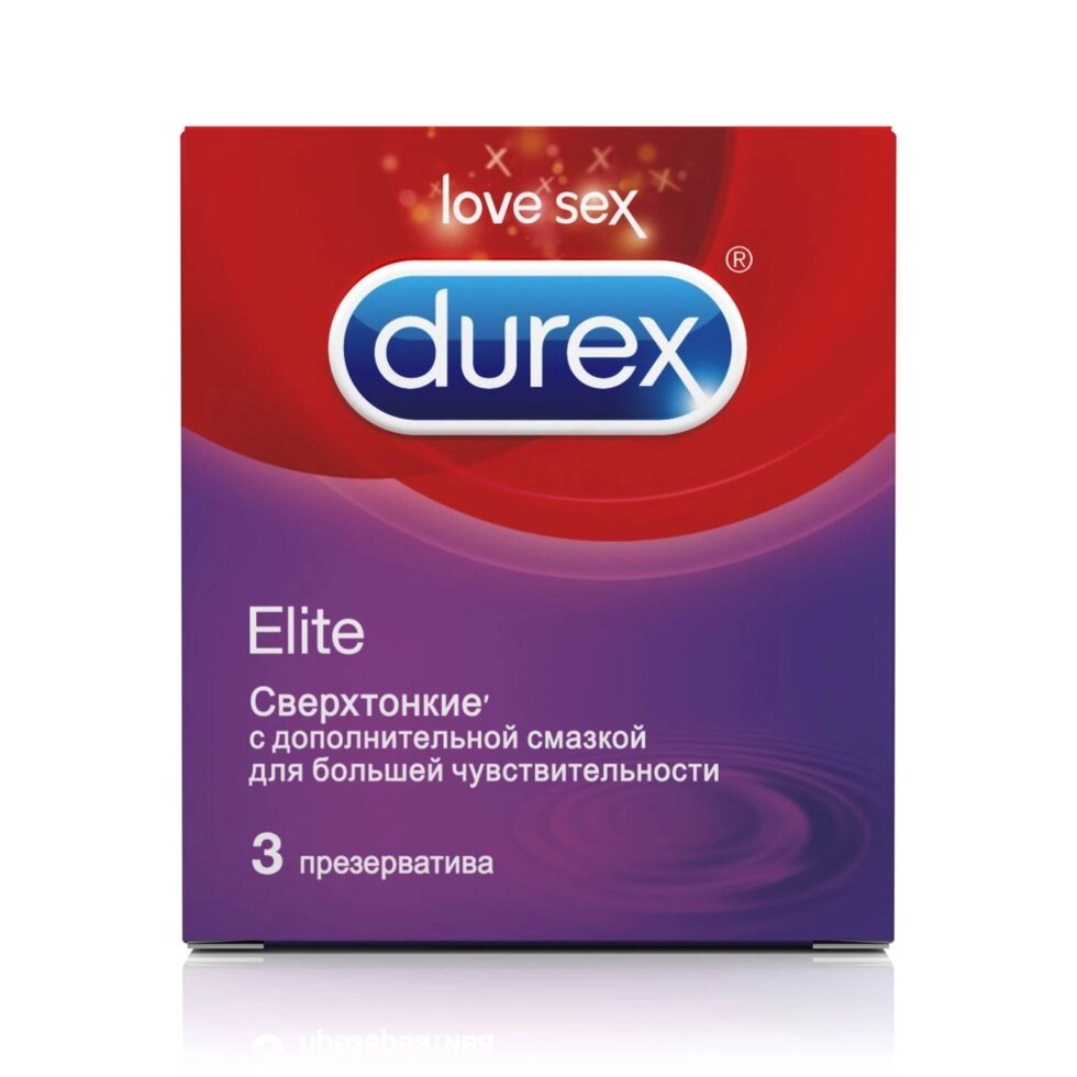 Презервативы Durex Elite, 3 шт. от компании Секс шоп "More Amore" - фото 1