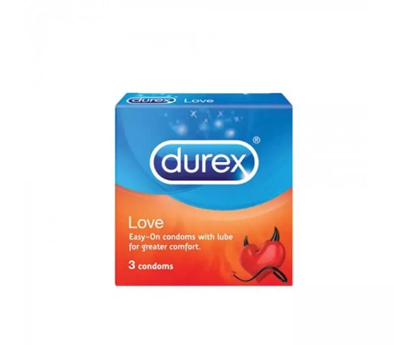 Презервативы Durex Love, 3 шт. от компании Секс шоп "More Amore" - фото 1